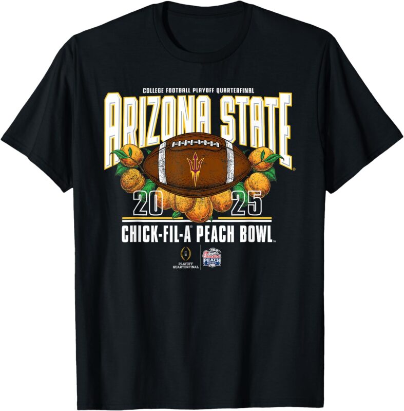 Arizona State Sun Devils Peach Bowl CFP 2024-25 Retro T-Shirt