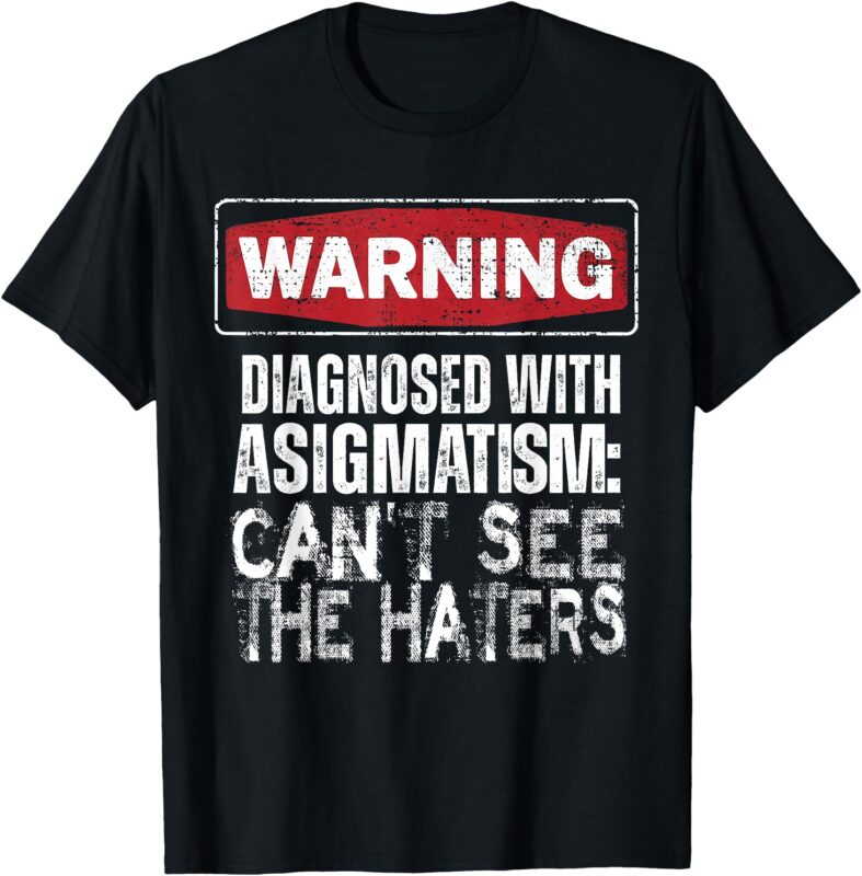 Asigmatism Funny Sigma Astigmatism Pun – Kids Youth Saying T-Shirt