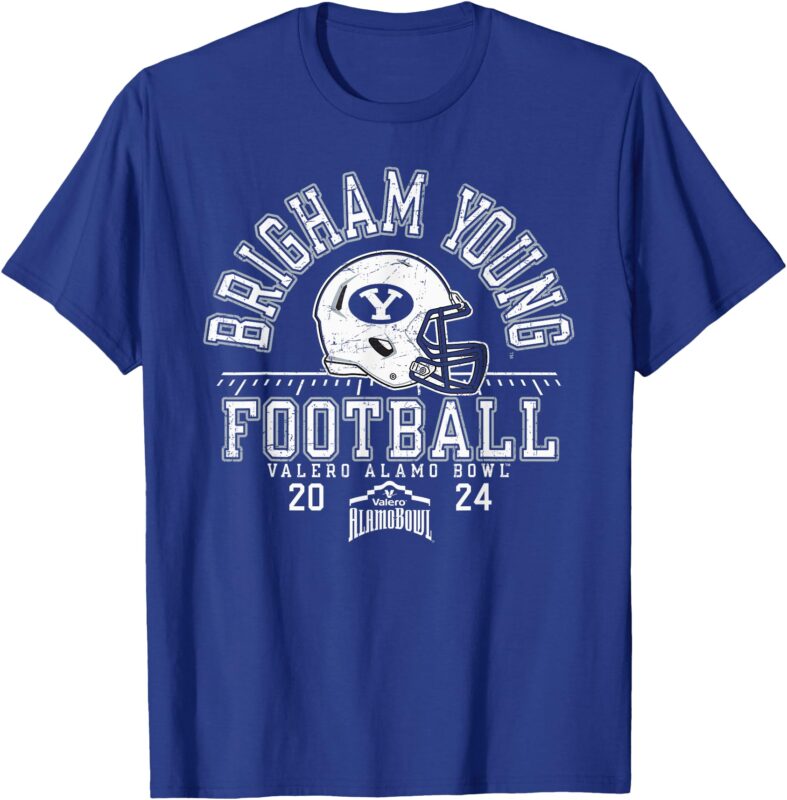 BYU Cougars Alamo Bowl 2024 Football T-Shirt