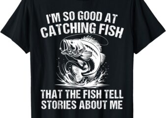 Bass Fishing Angler Funny Fisherman Catching Fish T-Shirt