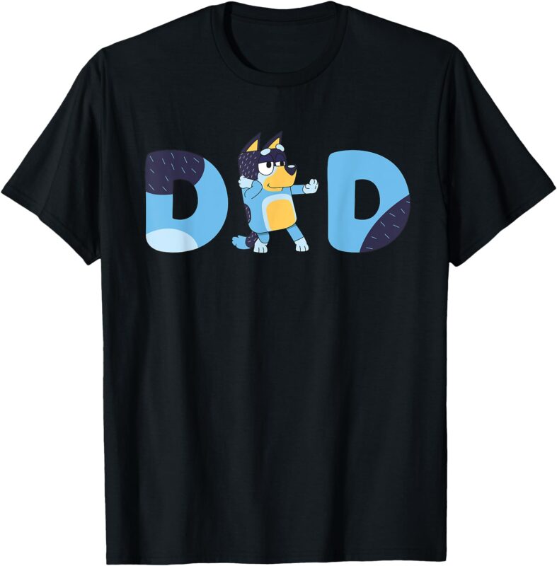 Blue Dad Tan Blue Heeler Bandit Dada Family T-Shirt