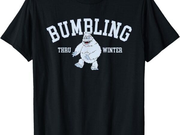 Bumble rudolph the red retro nosed reindeer abominable t-shirt