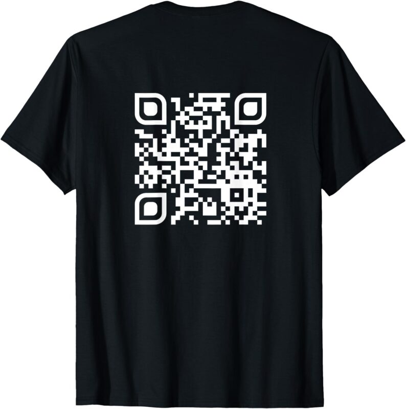 Christmas Santa Funny Dancing QR Scan Code T-Shirt