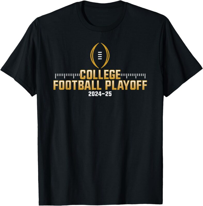 College Football Playoff 202425 Front_Back 12 Team Bracket TShirt