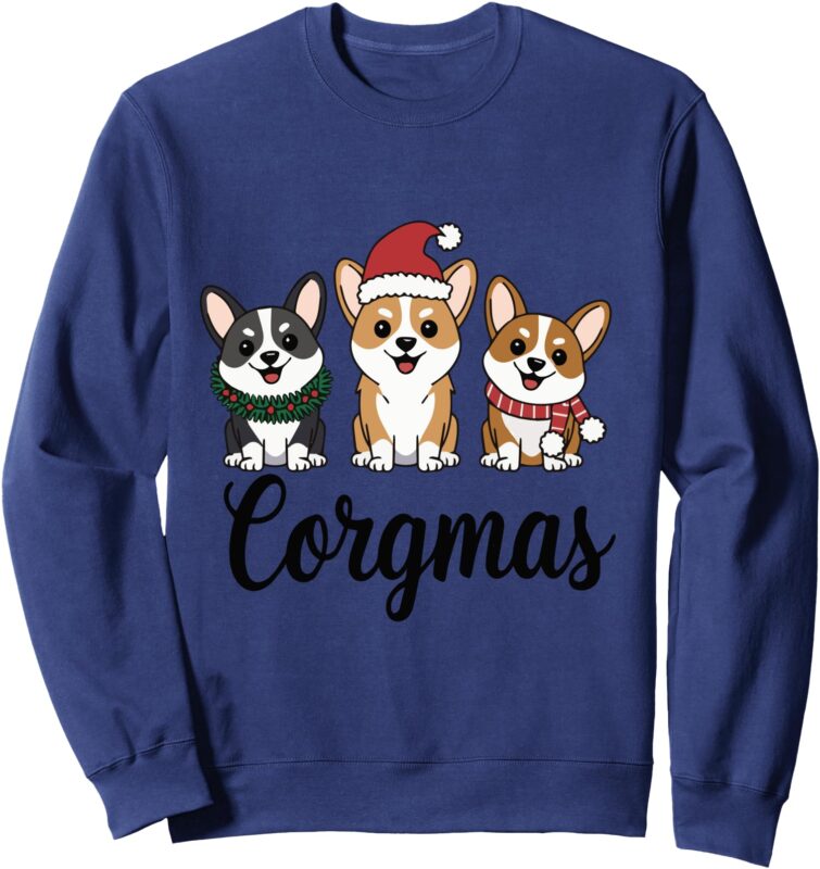Corgi Christmas Sweater Corgi Dog for Corgi Mom lover Sweatshirt