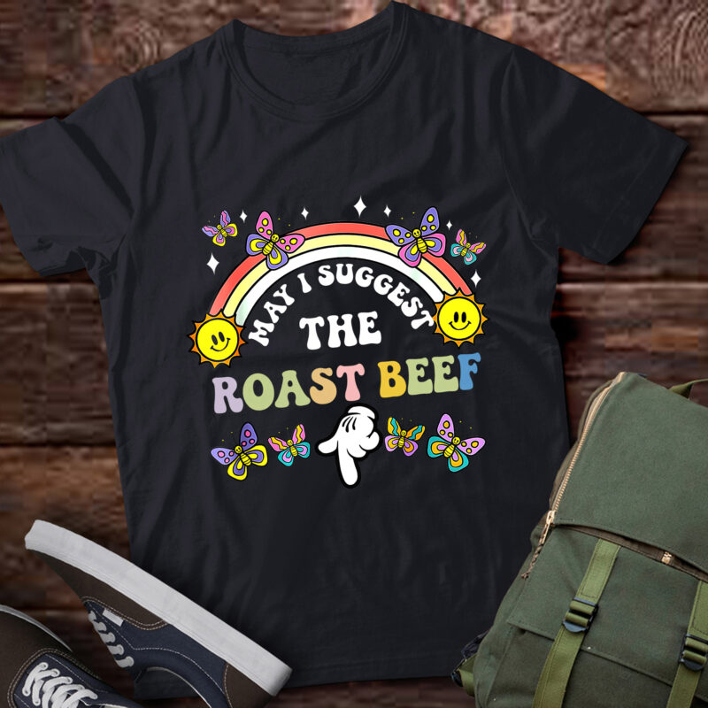 DA4-May I Suggest The Roast Beef Funny Embarrassing Adult Humor T-Shirt
