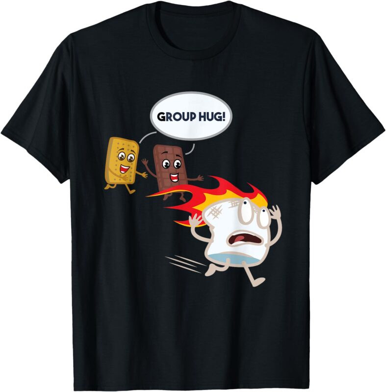 Funny For Men Smores Camping Roasting Outdoor Women T-Shirt