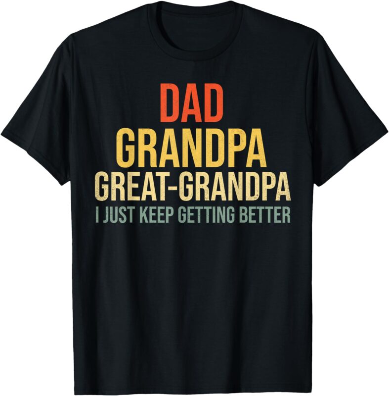 Funny Great Grandpa for Fathers Day T-Shirt