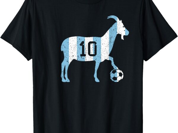 Goat 10 shirt for men women kids _ funny football soccer t-shirt