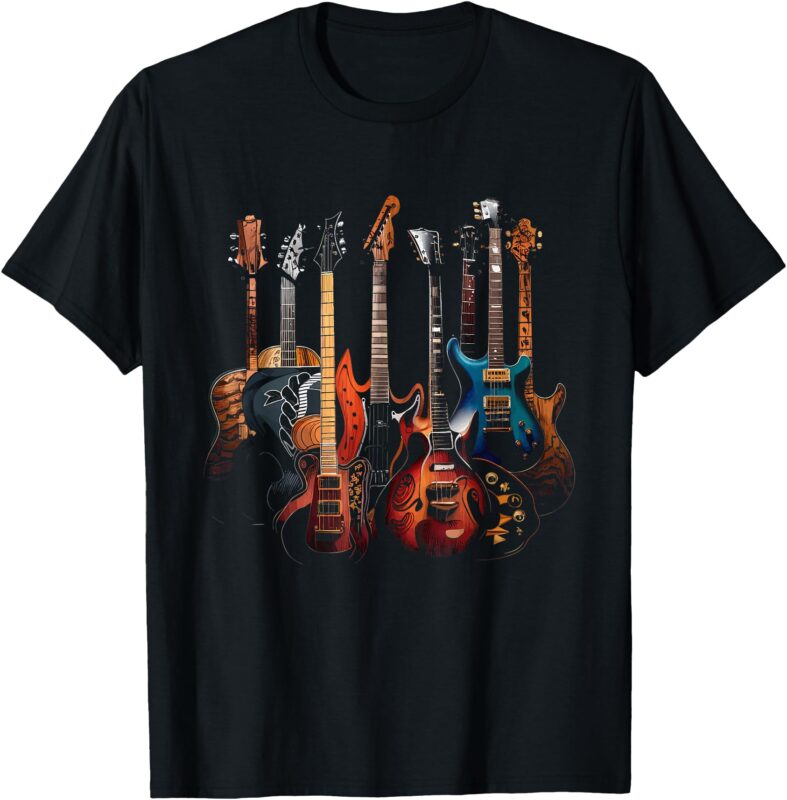 Guitar musician electric guitars player T-Shirt