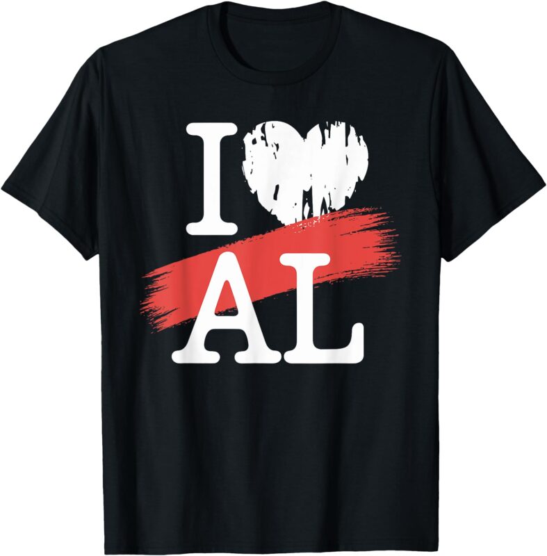 I Love AL T-Shirt I Heart AL T-Shirt