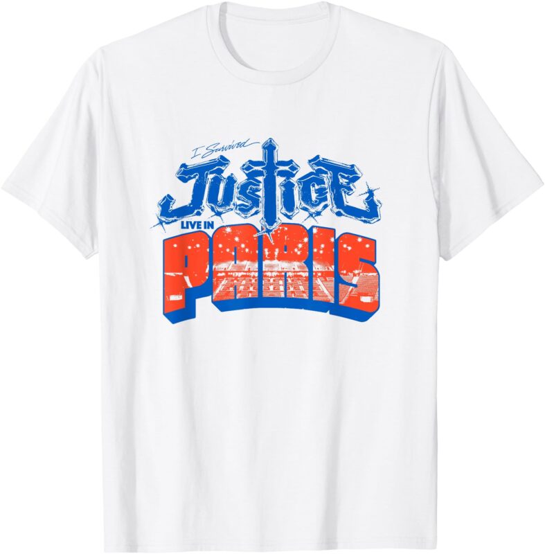 I Survived Justice Live in Paris T-Shirt