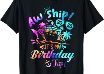 It’s A Birthday Trip Birthday Cruise Vacation T-Shirt