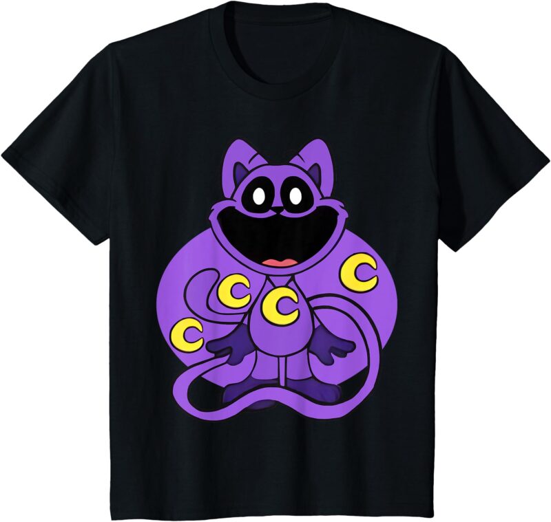 Kids Smiling Cat Plush Critters Costume T-Shirt