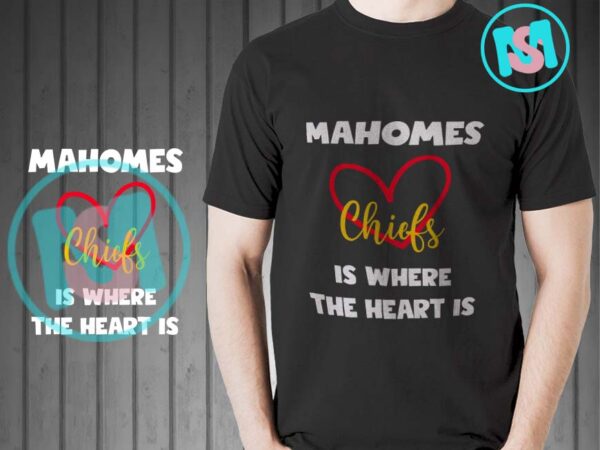 Mahomes chiefs is where the heart is svg, merry christmas svg, xmas svg t shirt designs for sale Mahomes chiefs is where the heart is svg, merry christmas svg, xmas svg t shirt designs for sale