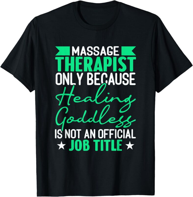 Massage Therapist Gag For Muscle Whisperer Therapy Masseuse T-Shirt