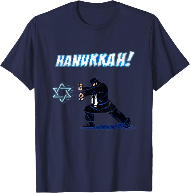 Merry Chrismukkah Happy Christmas Hanukkah hadouken Tees T-Shirt