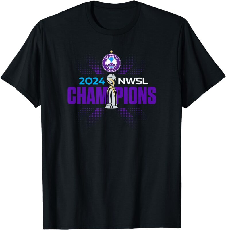 NWSL Orlando Pride 2024 Champions T-Shirt