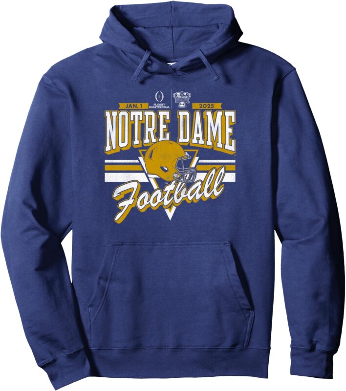 Notre Dame Fighting Irish Sugar Bowl CFP 2024-2025 Vintage Pullover Hoodie