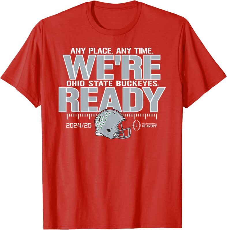 Ohio State Buckeyes College Football Playoff 202425 Ready TShirt