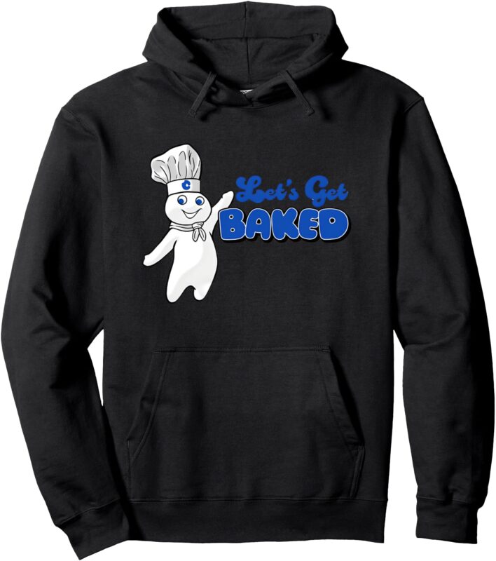 Pillsbury Doughboy Let’s Get Baked The Dough Costume Pullover Hoodie