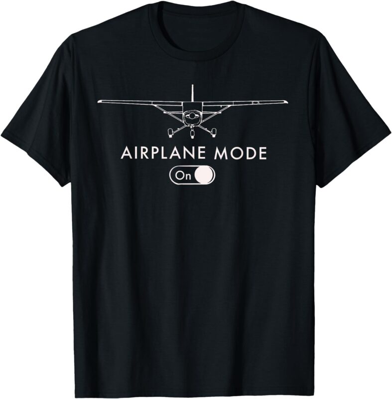 Pilot C172 Flying Gift Airplane Mode Short Sleeve T-Shirt