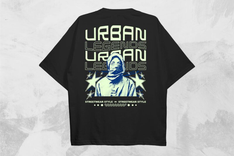 Streetwear T-shirt Designs Bundle Vol.6