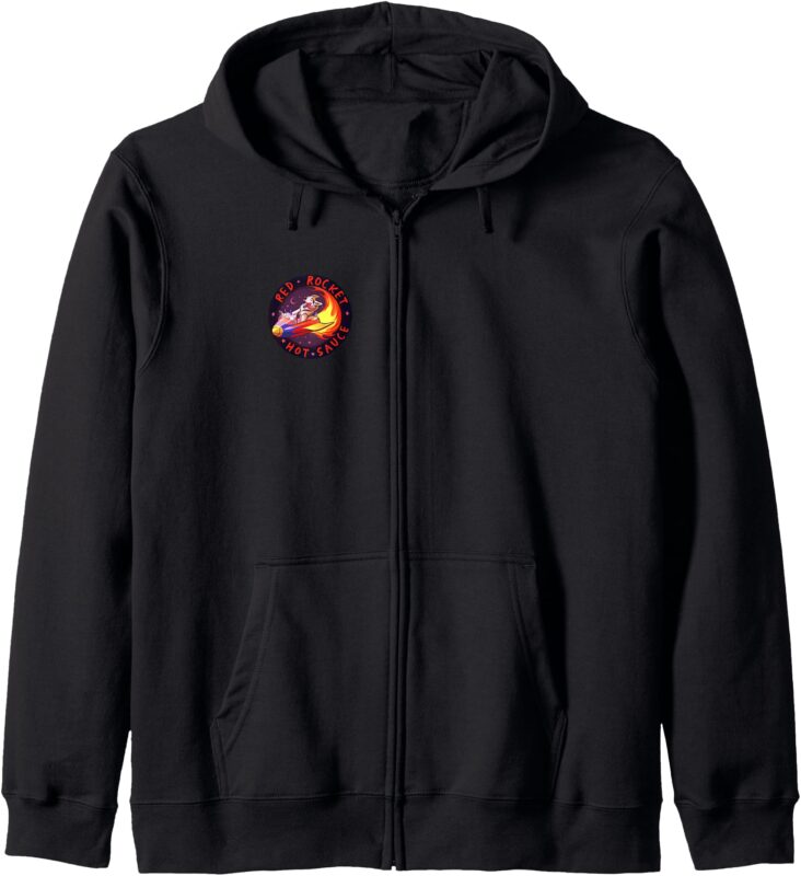 Rocket Hot Sauce Zip Hoodie