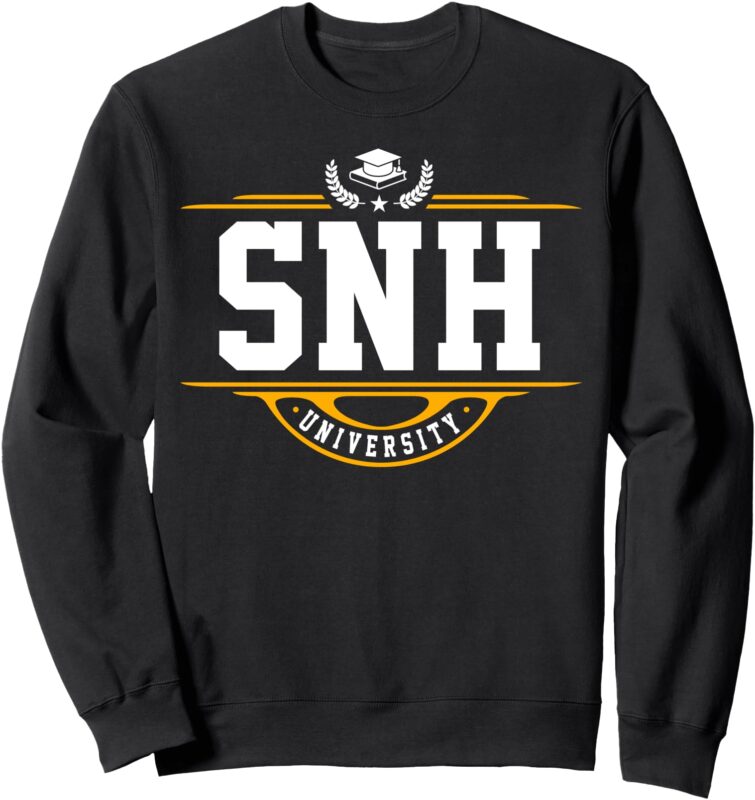 SNHU SNH University Vintage Arch Design for Men Women Sweatshirt