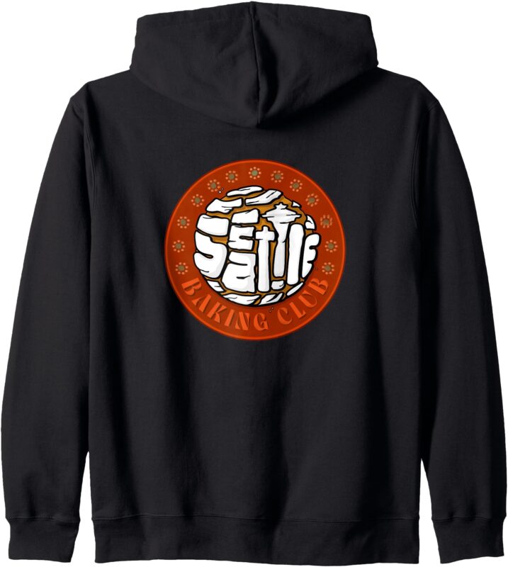 Seattle Baking Club Merch Winter 2025 Edition Zip Hoodie