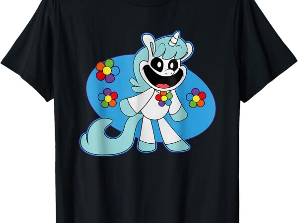 Smiling unicorn plush critters costume t-shirt Smiling unicorn plush critters costume t-shirt