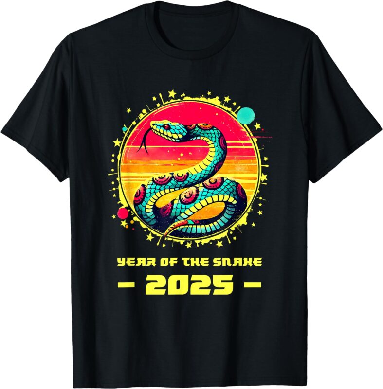 Snake Yin Yang Chinese New Year 2025 Year Of The Snake T-Shirt