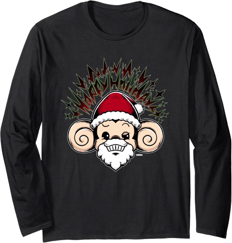 Super Monkey Ball Happy Holidays 01 Long Sleeve T-Shirt