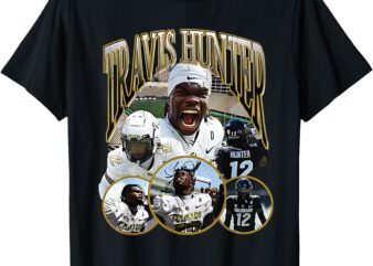 Travis Hunter Graphic Design 90s Funny T-Shirt