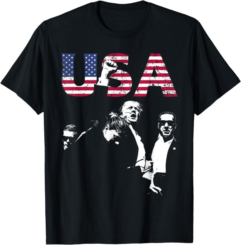 Trump Fight Fight Fight USA Inauguration Day 2025 Vance 2028 T-Shirt