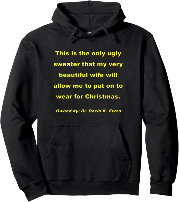 Ugly Sweater Contest Winner Pullover Hoodie