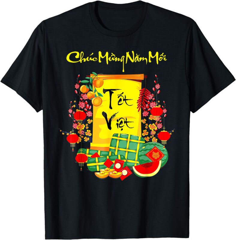 Vietnamese Lunar New Year 2025 Tet Viet Chuc Mung Nam Moi T-Shirt