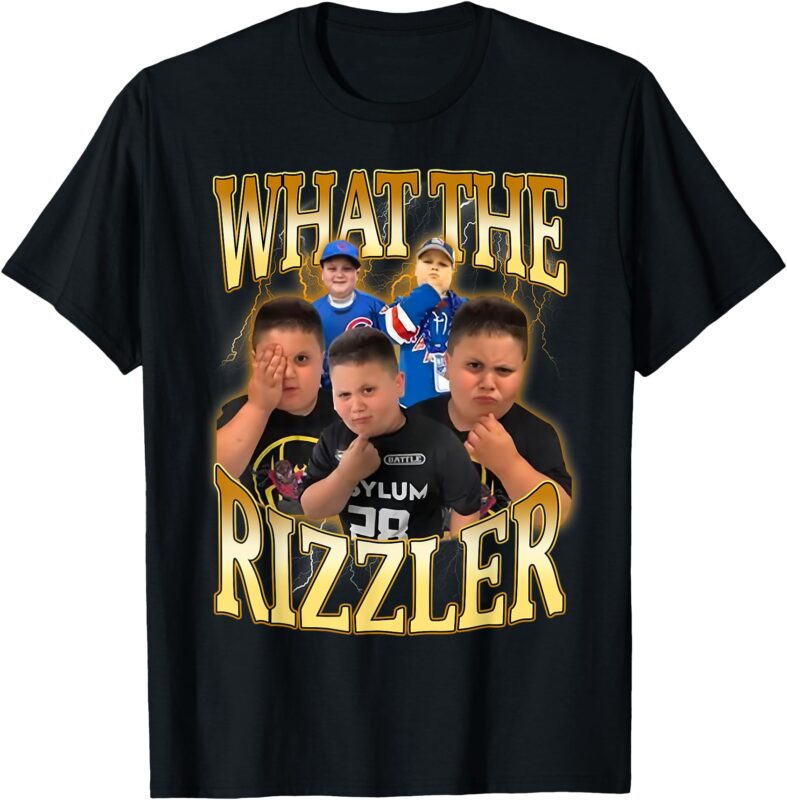 What The Rizzler Sigma Tee Rizzler Kid Funny Bring The Boom T-Shirt
