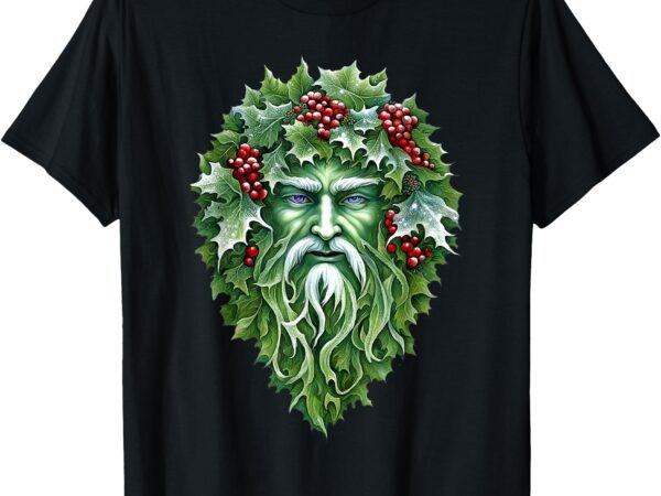 Yule holly king green t-shirt