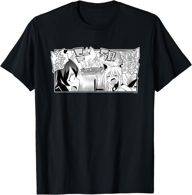 〈Shirakami Fubuki〉_Yamato Phantasia_ Manga Panel (Japanese) T-Shirt