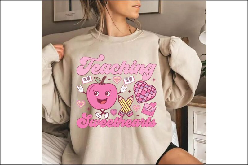 Retro Valentine’s Day PNG Bundle