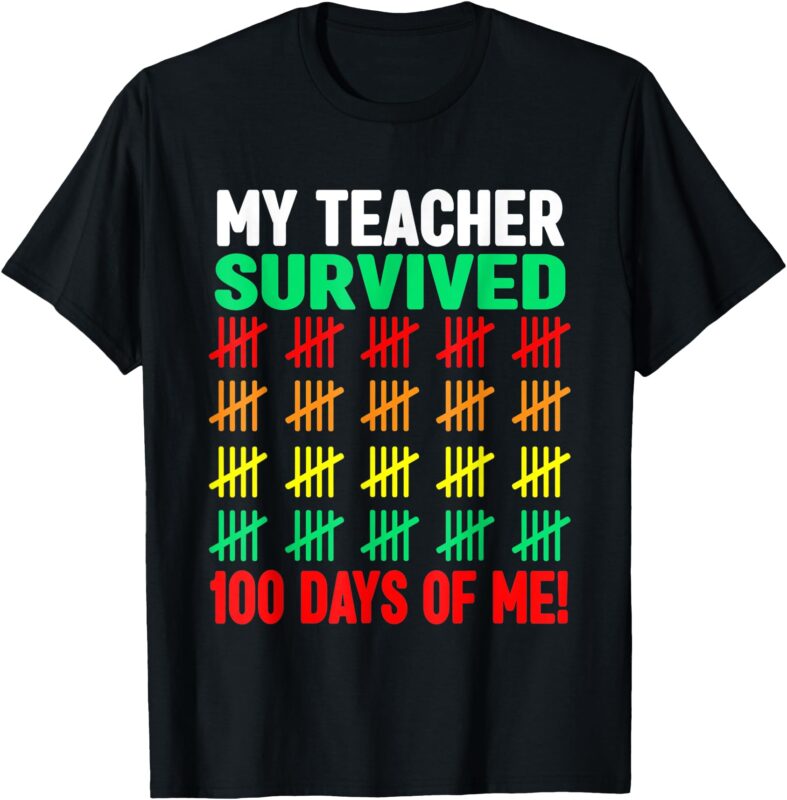 100 Days Of School Shirt Kids 100th Day Of School Costume T-Shirt