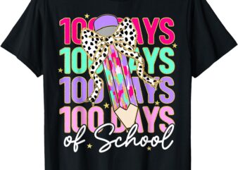 100 Days Of School Teacher 100th Day Of School Girls Kids T-Shirt