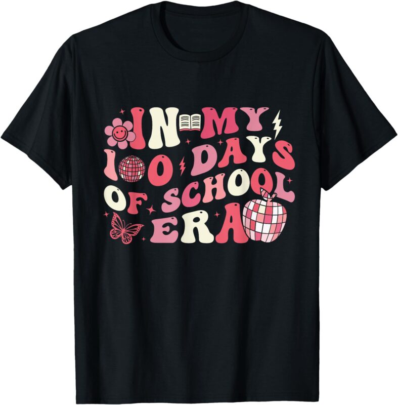 100th Day of School Retro Disco In My 100 Days of School Era T-Shirt