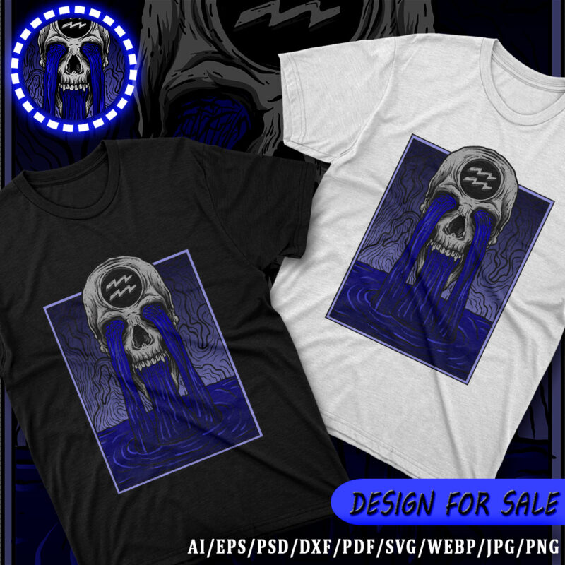Horror Skull Design