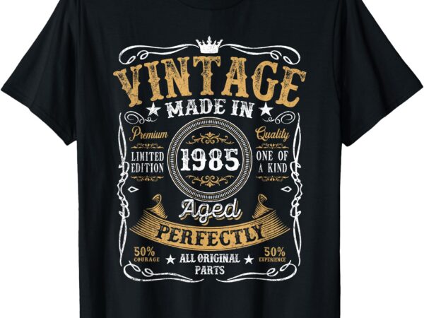 40 years old vintage 1985 born in 1985 40th birthday gifts t-shirt