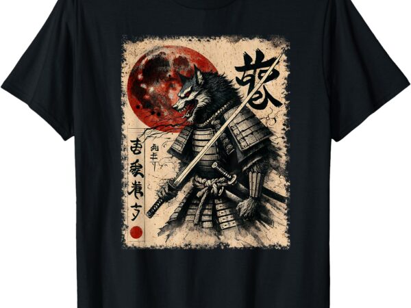 Alpha werewolf samurai warrior t-shirt Alpha werewolf samurai warrior t-shirt