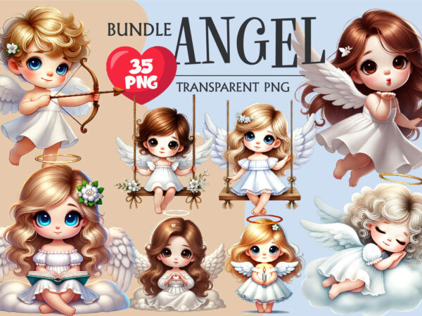 Angels bundle. clipart, png. t shirt vector Angels bundle. clipart, png. t shirt vector