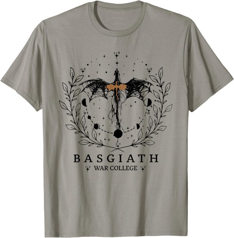 Basgiath War College Fourth Wing Book Dragon Rider Bookish T-Shirt