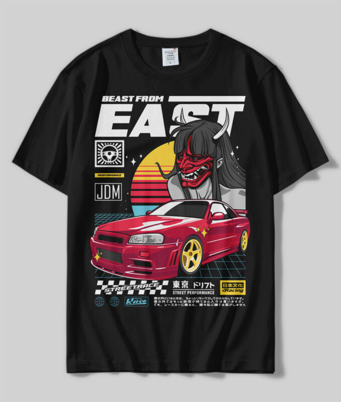 CAR T-SHIRT DESIGN BUNDLE part 5 – JDM Street Wear